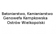 Betoniarstwo, Kamieniarstwo Genowefa Kempkowska: obróbka kamienia, cięcie, nagrobki Ostrów Wielkopolski