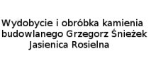 Wydobycie i obróbka kamienia budowlanego Grzegorz Śnieżek: schody kamienne, parapety, tarasy, rzeźby z kamienia, piaskowiec Jasienica Rosielna