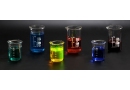Chemack Rudziniec: zestaw odczynników, zestaw szkła, statywy laboratoryjne, szklane palniki spirytusowe,  zestaw wskaźników, Świat Chemii, Rudziniec