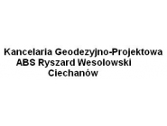 ABS Kancelaria Geodezyjno-Projektowa Ryszard Wesołowski Ciechanów: usługi geodezyjne, opracowanie map geodezyjnych, podziały i ustalenia granic