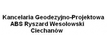 ABS Kancelaria Geodezyjno-Projektowa Ryszard Wesołowski Ciechanów: usługi geodezyjne, opracowanie map geodezyjnych, podziały i ustalenia granic