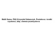 Multi Gama. FHU Krzysztof Adamczyk. Poniatowa: środki czystości, bhp, chemia przemysłowa