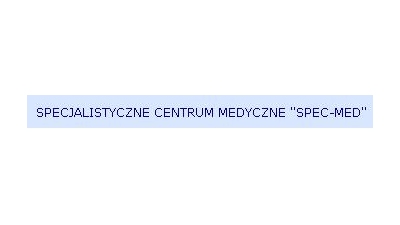 Spec-Med. Specjalistyczne Centrum medyczne Częstochowa