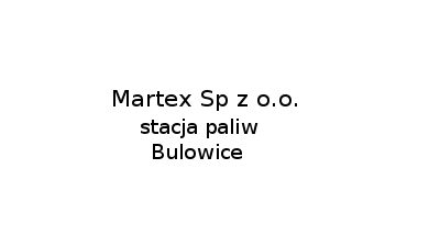 Martex Sp z o.o.: stacja paliw, sprzedaż paliw, benzyna, oleje, ropa, gaz LPG, biopaliwo Bulowice woj. małopolskie