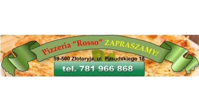 Pizzeria Rosso: pizza, catering, pizzeria, pizza na telefon, jedzenie na telefon, makaron, surówki Złotoryja Dolnośląskie