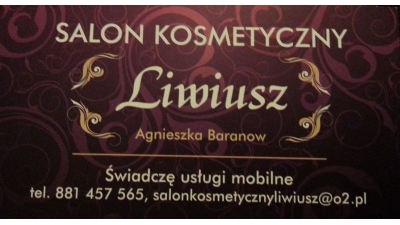 FHU Liwiusz: przedłużanie i zagęszczanie rzęs, stylizacja paznokci, masaże relaksacyjne i antycellulitowy, metoda objętościowa 3d, bioinfuzja tlenowa